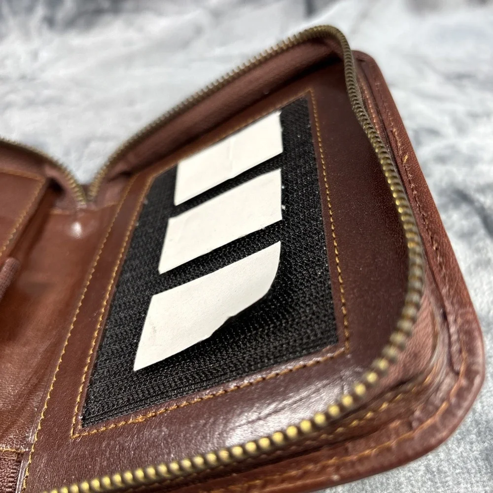 Rhinoskin Tri-Fold Brown Handheld Organizer‎ Leather Case For Electronic Devices